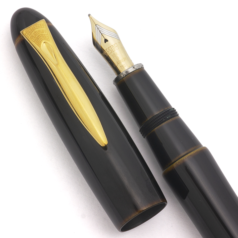 ウムリンumu Platinum Izumo Urushi Biwatame (Brown) - Fountain Pen – Fountain